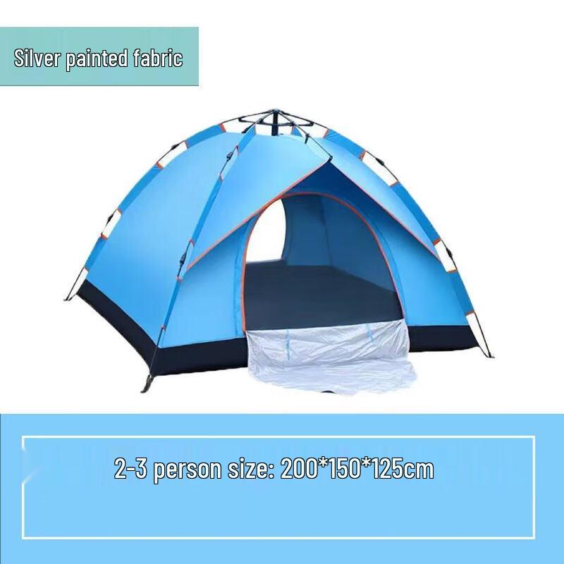 Portable 3-4 Person Automatic Pop-Up Camping Tent