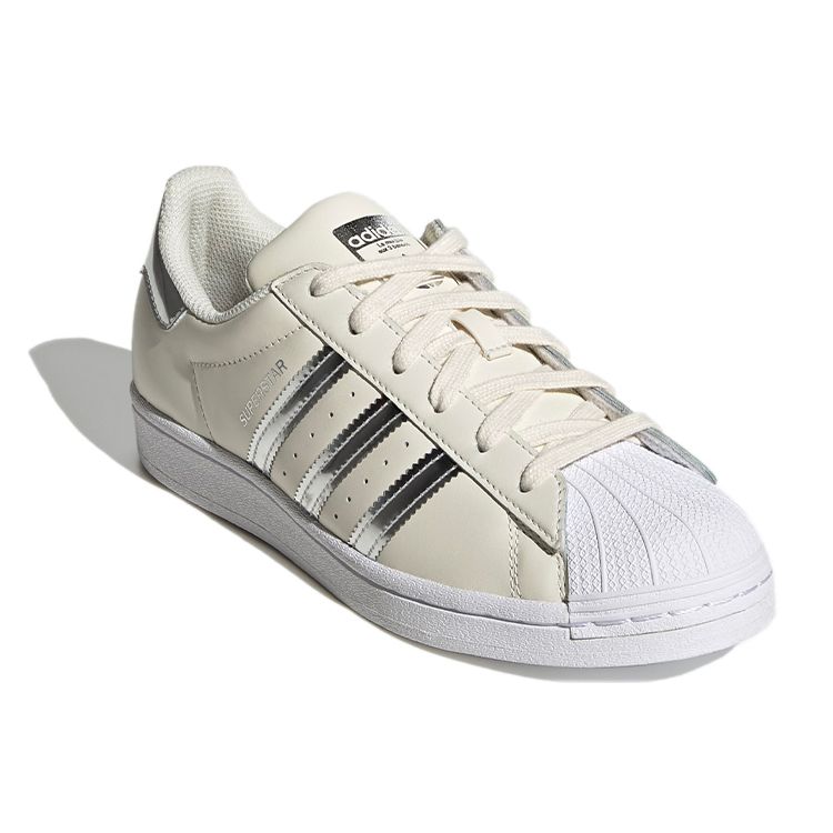 Adidas Originals Superstar Low Top Sneakers Pearl White Women Sneakers FY6926
