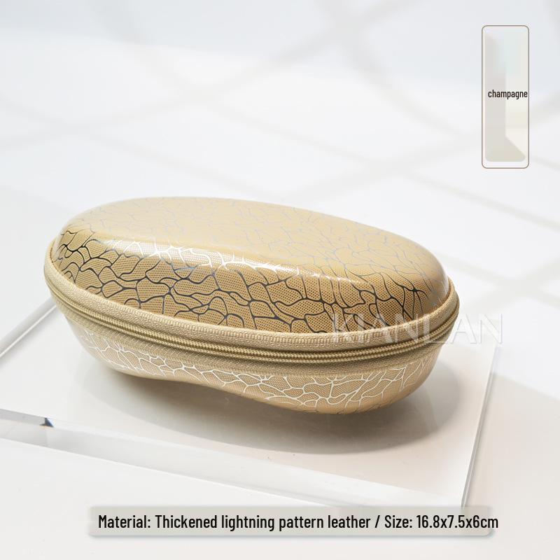 Large Capacity Zippered Sunglasses Case - Stylish, Outdoor Travel Design