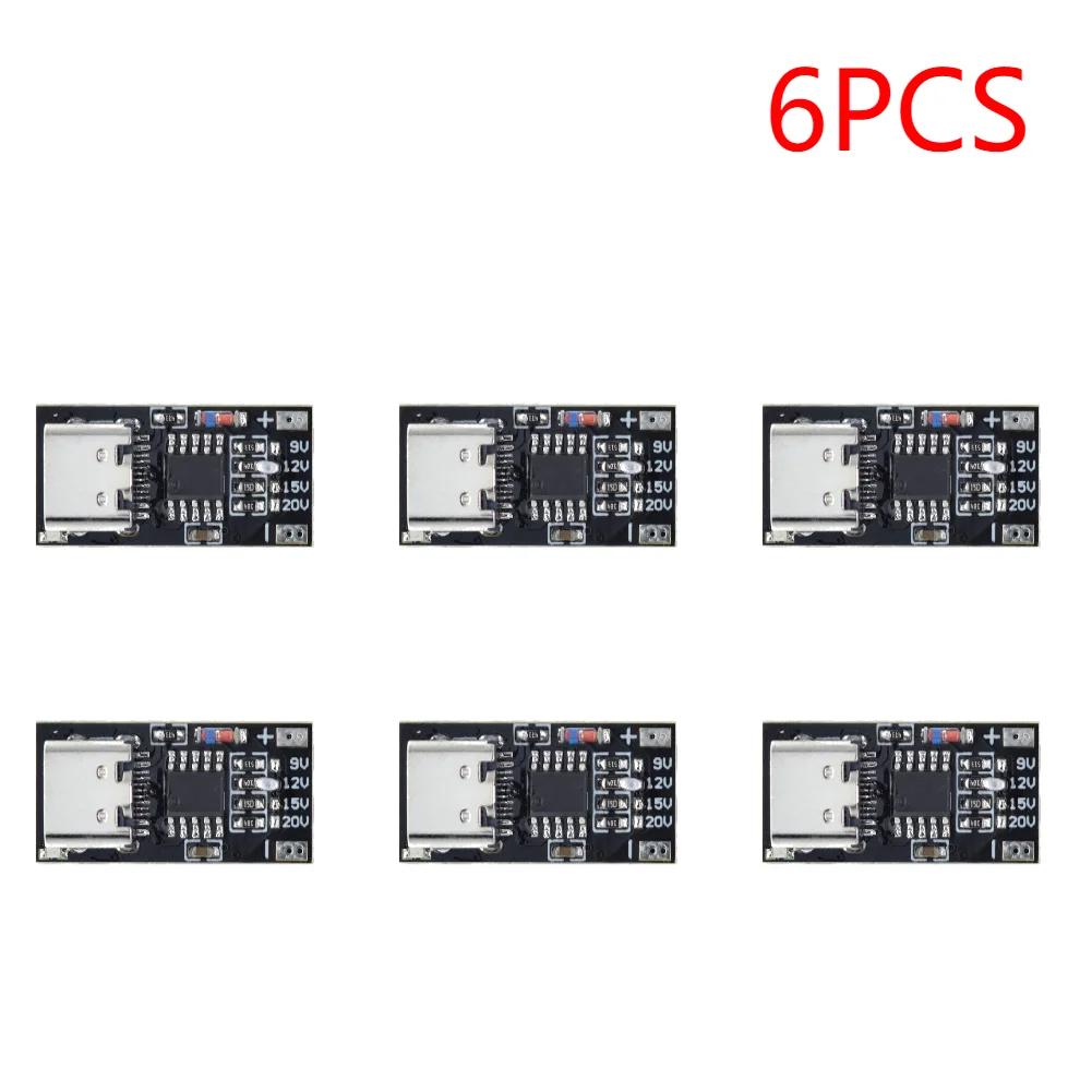 1-6PCS PD/QC/AFC Type-C Decoy Board USB Boost Module PPS/QC4 + FCP AFC Type-C Trigger Polling Detector Power Fast Charging