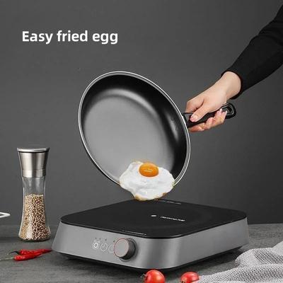Küçük Yapışmaz Tava Yumurta Krep Düz Taban Yapışmaz Kızartma Tavası Biftek Küçük Yağda Kızartma Tava Ev Mutfak Pişirme Gereçleri