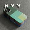 Applicable To IPhone17PROMAX Kevlar Color Block Magnetic Phone Case Apple 16 Skin Feeling Protective Case 14