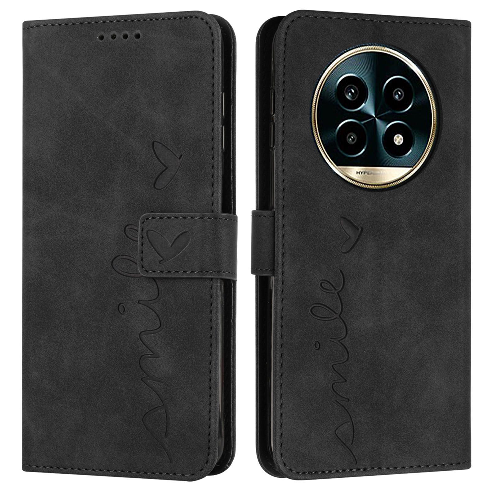 

For Realme 13 Pro 5G (Global)/13 Pro+ 5G (Global) Case Viewing Stand PU Leather Phone Cover Imprinted Pattern D