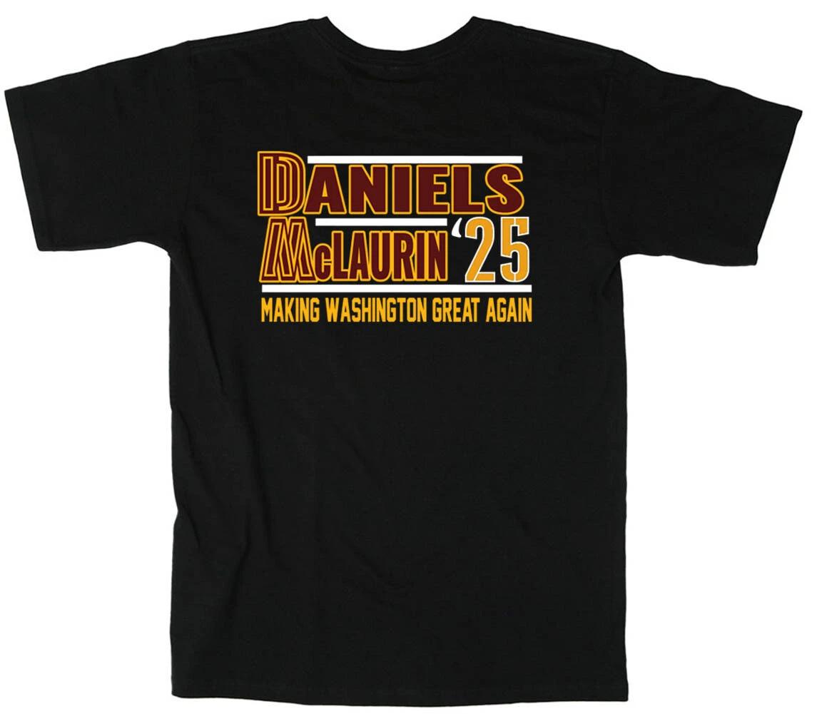 Jayden Daniels Terry McLaurin 2025 Washington Shirt T-Shirt XL