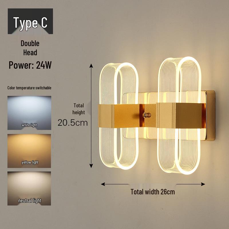 Luxury Nordic Butterfly LED Wall Sconce: Modern Minimalist Design for Bedroom or TV Room with Tricolor Lighting