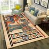 Pharaoh Egyptian Mythology Hieroglyphics Carpet Rug for Home Living Room Bedroom Sofa Doormat Decor,Area Rug Non-slip Floor Mat
