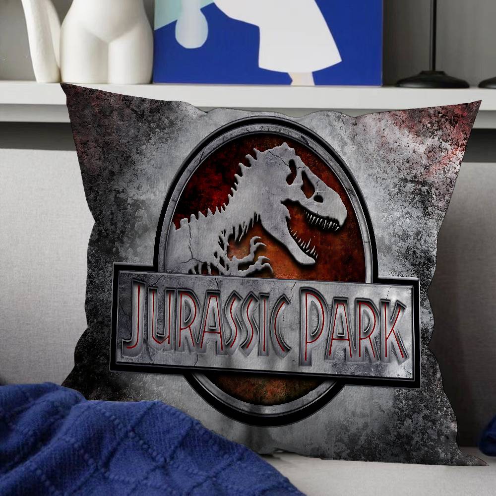 Dinosaur Cartoon Jurassic Park Pillowcase Toon Gift Cushion Cover Bedroom Home Sofa Chair Seat Decor Pillow Case