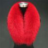 Natural Raccoon Fur Collar Scarf Genuine Fur Scarves Shawl Neck Warmer Fur Square Collar Women Long Scarf Winter Fox Fur Collar