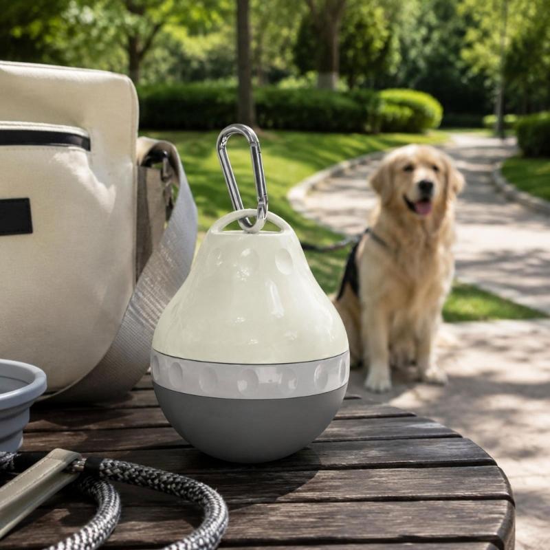 Portable Pet Water Dispenser for Dog and Puppies, Clip-On Travel Water Bottle for Walking, Camping, and Quick to Carry, Leakproof, 200ml