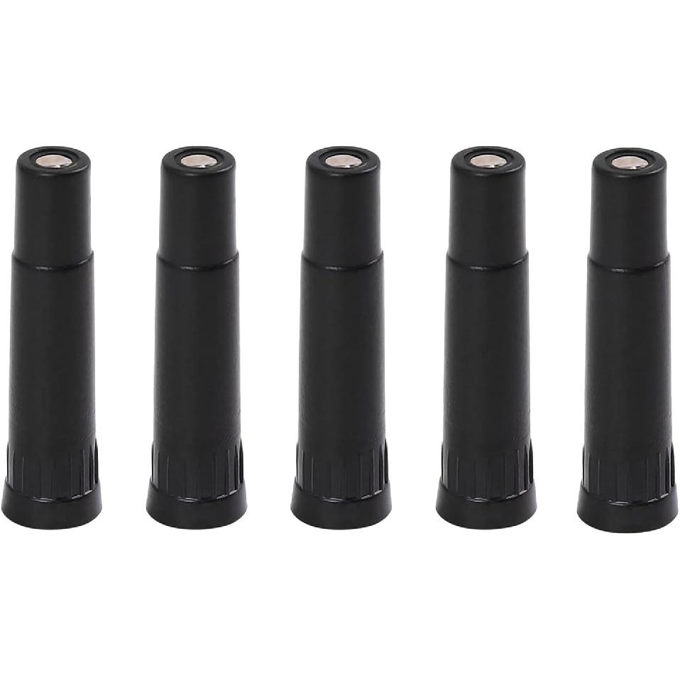 5 Pack Screw-on Valve Cap Stem Extension Extender Adapter + 5 Pack Universal Stem Covers Tire Valve Caps for Auto Car Wheel Bike Truck Motorcycle SUV