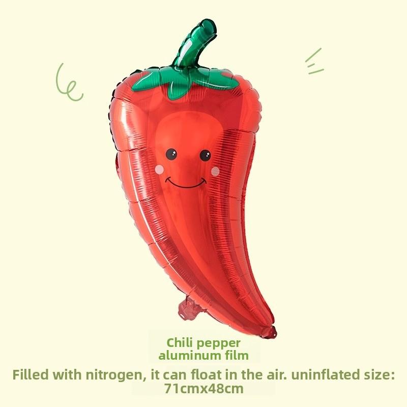 Baloane cu aer plutitoare din folie de aluminiu în formă de fructe și legume, Recuzită foto, Decorațiune eveniment, Decorațiune petrecere tematică de ziua de naștere