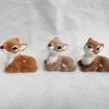 Realistic Christmas Deer Figurine With Realistic Furs Texture Miniature Animal Model For Holiday Tabletop Shelf Decors