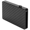 Business Card Holder Portable Anti Theft Carbon Fiber Credit Card Case for Men Women(Black X64#)
