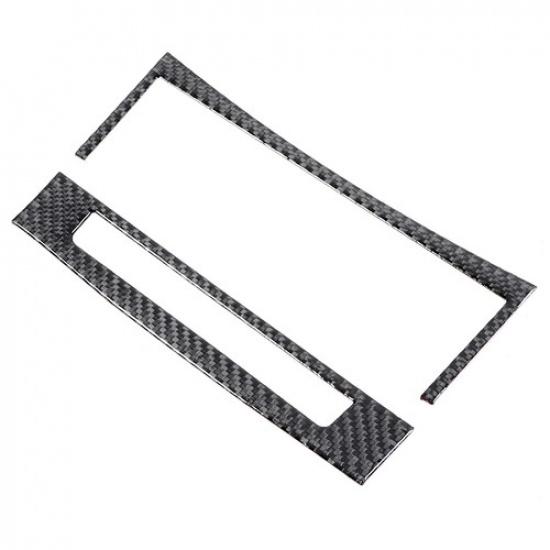 Soft Carbon Fiber Center Console AC Switch Sticker For Benz E-Class 2014-2015