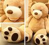 MIXUS Extra Large Plush BearTeddy BearGiant Plush ToyBearTeddy BearLarge Plush ToyHugging Pillow (Light Brown, 200cm)