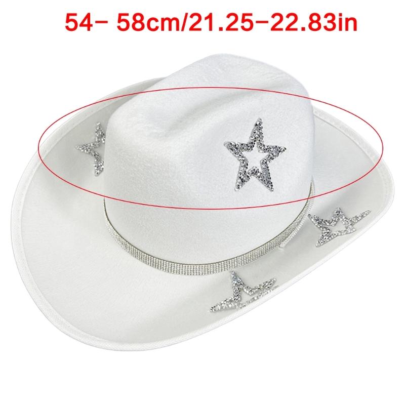 Sparkling Party Hat Heavy Crystal Star Rhinestones Hat for Bachelorette Party Party Hat Bride Hat for Actor Actress