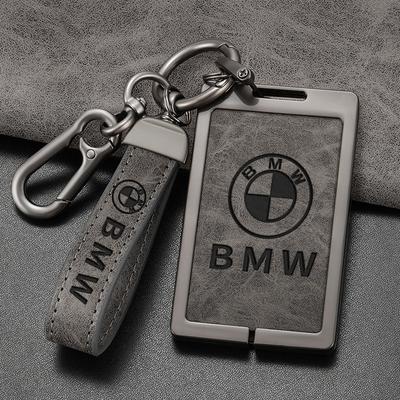 Leather Car Remote NFC Digital Card Key Case Cover Holder Shell For BMW New 5 7 Series X5 X7 535le 2022 Keychain Accessories O222