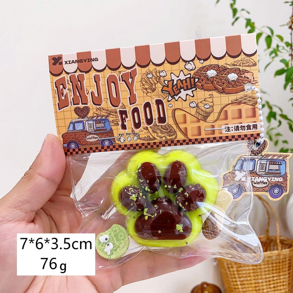 Food squeezing toys, soft and sticky with slow rebound, squeeze and relax jelly stress relief toys, for children and adults.
