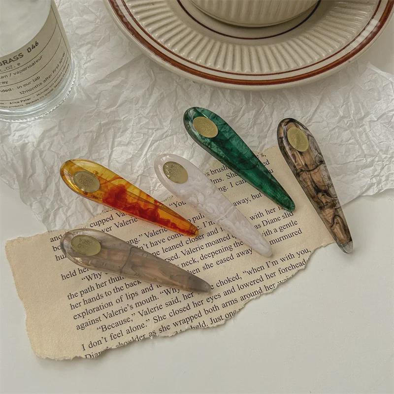 2023 Trendy Hairpin: Women's Duckbill Clip for Forehead, Side Hair & Bangs - Elegant Headdress