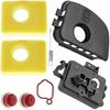 Air Filter Kit Compatible with For BS 300E 450E 500E Lawn Mower Engines Includes Air Cleaner Cover and Foam Filters