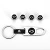 Elegant Zinc Alloy Car Wheel Tire Valve Dust Caps With Chevrolet Emblem Keychain