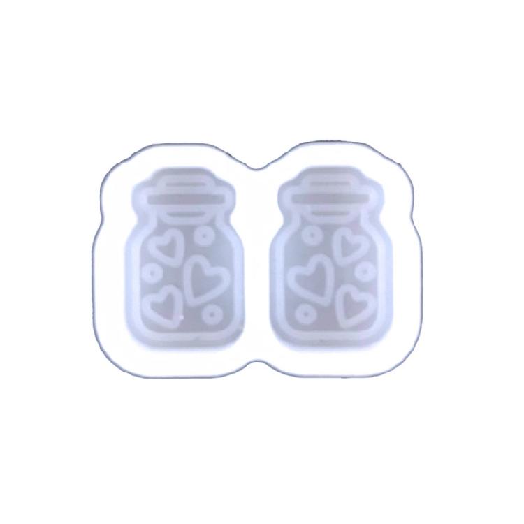 Multipurpose Creativity Jewelry Making with Stylish Heart Earring Mould Home Accessory Portable for Enthusiasts