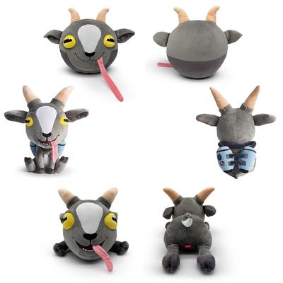Goat Simulator Capra Peluche Carina Bambola Morbida di Peluche Animale Cartone Animato Carino Giocattolo per Bambini o Decorazione per la Casa Regalo di Compleanno