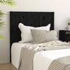VidaXL Headboard Black 95.5x4x100 Cm Solid Pine Wood 818074