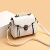 Trendy Flap Square Handbag, Buckle Decor Crossbody Bag, Women's Vintage Faux Leather Purse