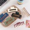 New Fashion Matte Non-slip Square Hair Claws Elegant Simple Strong Hair Clip Ladies Girls Barrettes For Women Hair Accessories Headwear