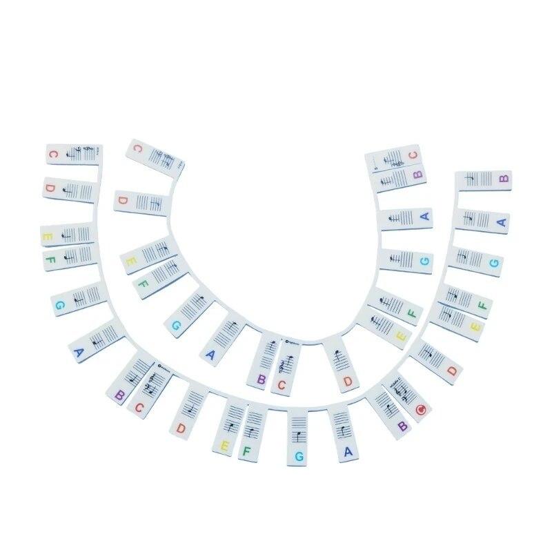 Miwayer Piano Keyboard Stickers for 88/61 Key Removable Piano Keyboard Note Labels for Learning Piano Notes Guide for Beginner.