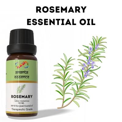Ananta Rosmarin Ätherisches Öl 10 ml | Kräuter-Aromaöl | Zur Verwendung im Diffusor & als Raumduft
