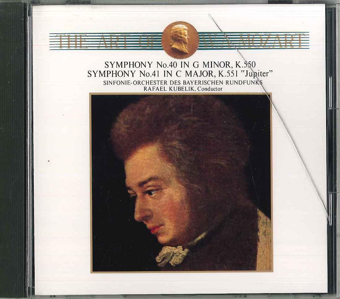 

CD KUBRLIK - Моцарт:сим.№40&№41 FDCA672 SONY Япония Классический Б/У