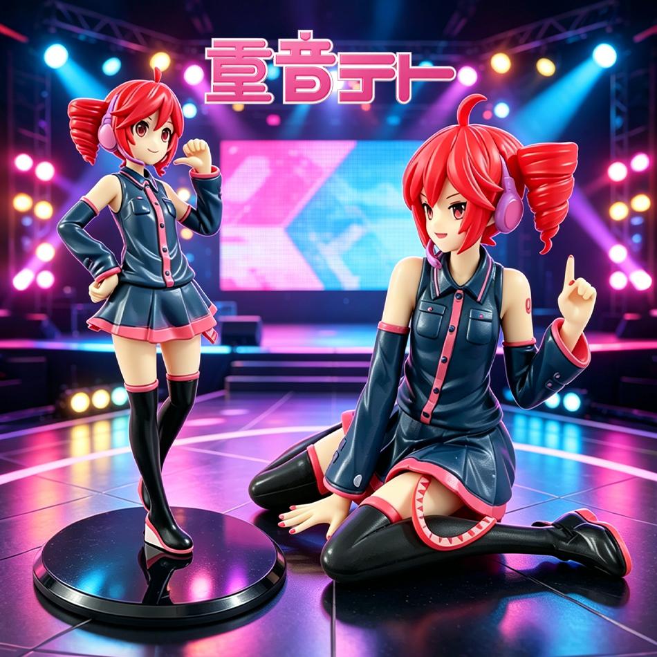 Bestselling Product Utau Kasane Teto Premium Chokonose Action Figure Pvc Model Collection Anime Figurine Birthday Gift