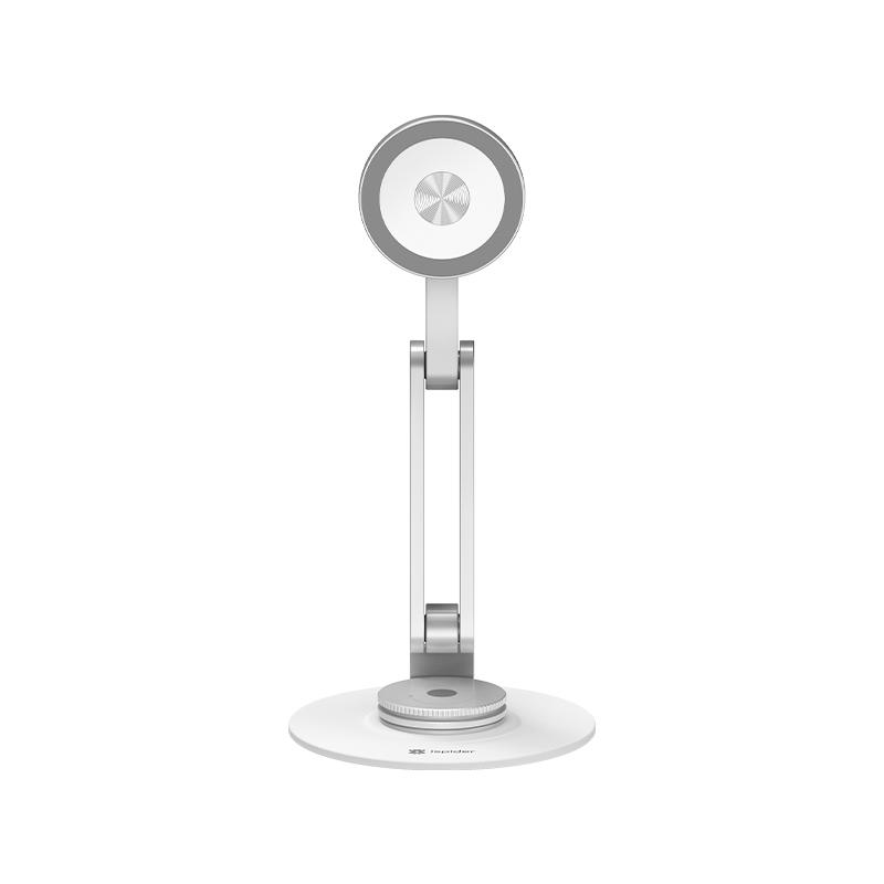 Portable 360 Degree Rotatable Aluminum Foldable Phone Stand Smart Tracking 360 Degree Adjustment Magnetic Phone Holder Magnetic