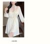 Women's Summer Lace Trim Ice Silk Pajama Set with Built-in Bra