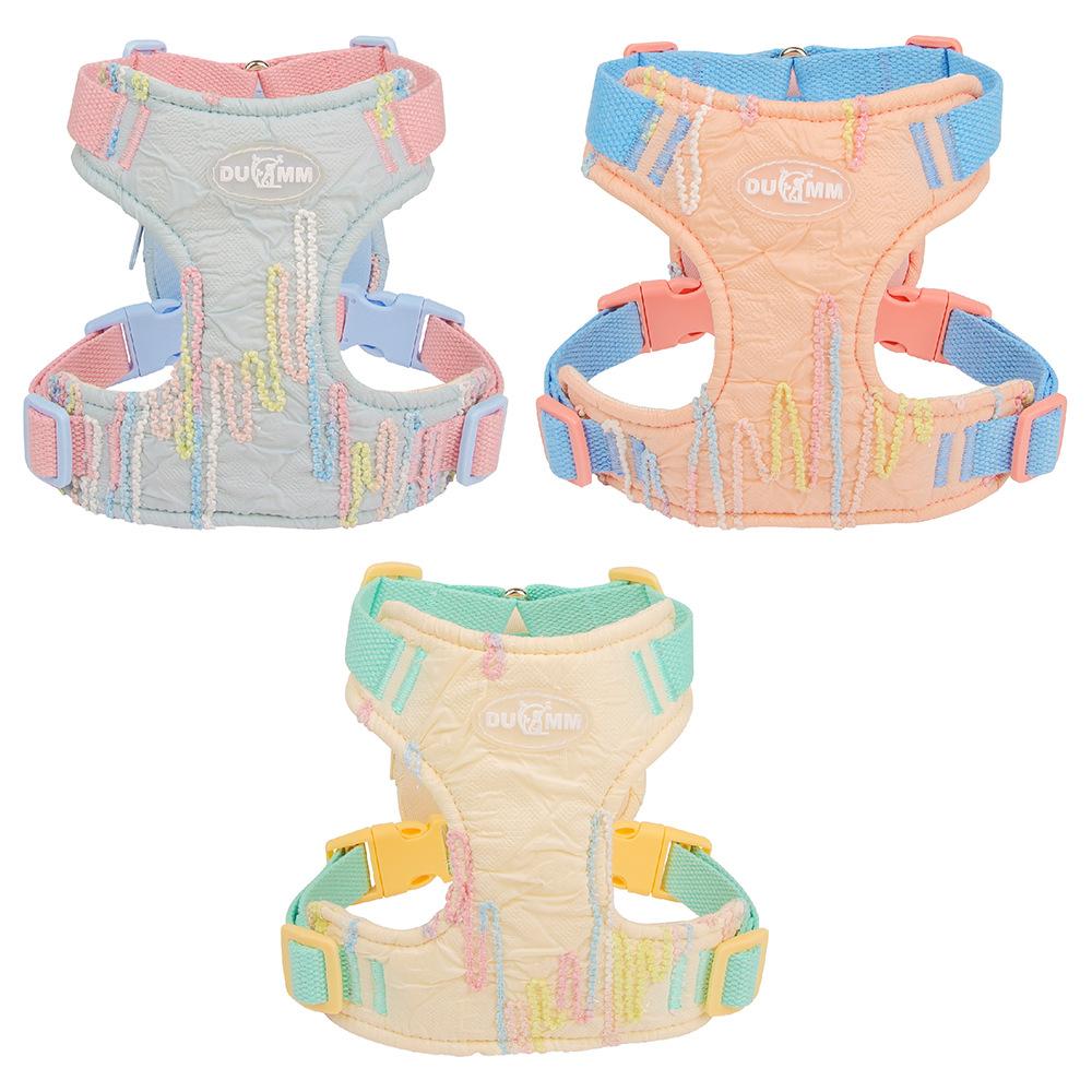 New dog leash anti-leash neck pet chest strap small dog vest self-pack chest back