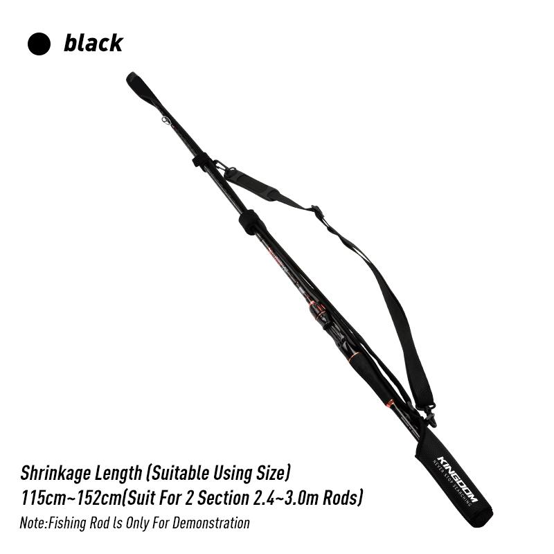 Kingdom Spinning Fishing Rods 73cm-152cm Casting Rod Protection Rope Length Adjustable For Protection Rods Cap Pole Storage Bag