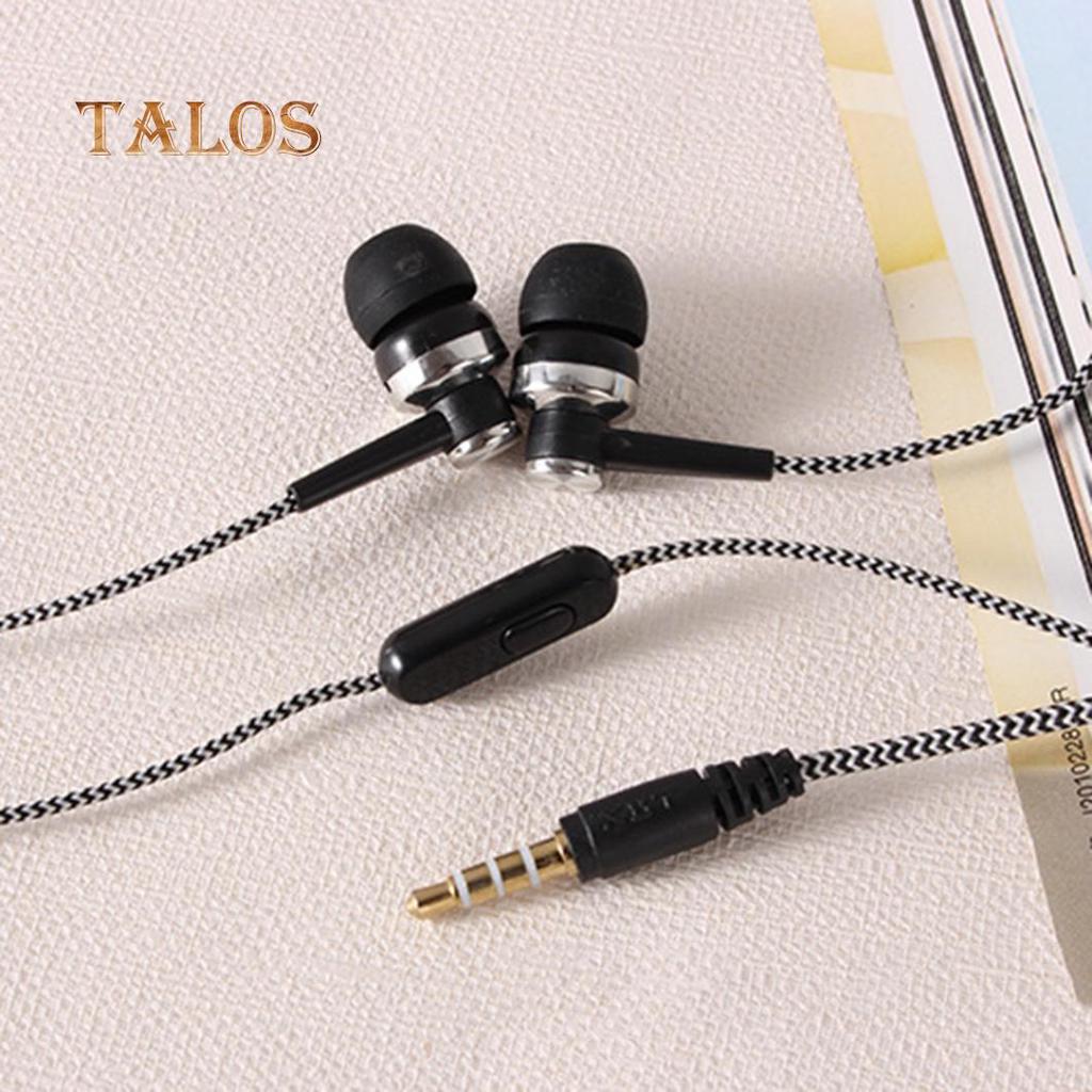 Buy Stereo 3.5mm Inear Braided Wired Earbuds Earphone Universal