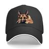 GerUnisex Shepherd Dog Print Baseball Cap Adjustable Hat Lightweight Outdoor Sports Daily Wear Ic Sandwich Baseball Cap
