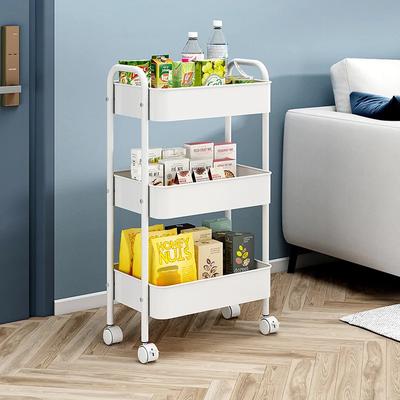 Étagère de rangement mobile, chariot de rangement, organisateur de cuisine, chariot multifonctionnel avec roulettes, accessoires pour la maison, étagère à plusieurs étages