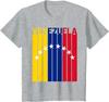 Venezuela Flagge T-Shirt Frau Mann Vintage Mode Lässig Hohe Qualität Baumwolle Bedrucktes T-Shirt Unisex Tee Ropa Hombre Camisetas