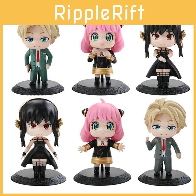 Spy X Family 6pcs/set Figures Lifelike Eyes And Convenient Palm Size