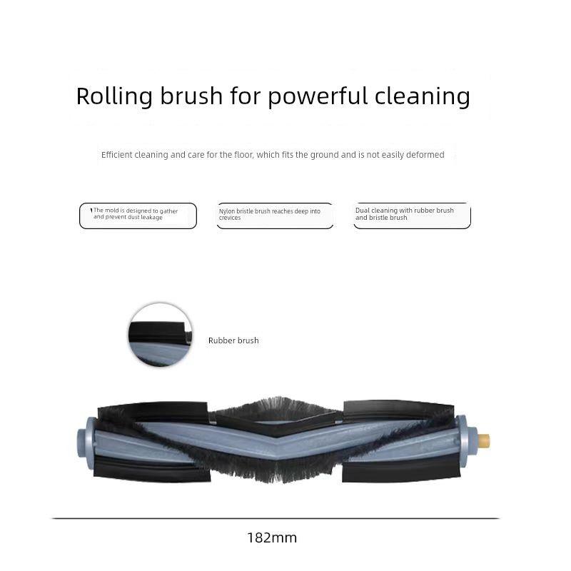 Compatible with Ecovacs Deebot Accessories X1/T5/T8/T9/T10/T20 Roller Brush, Filter, Dust Bag, Cleaning Fluid, Consumables