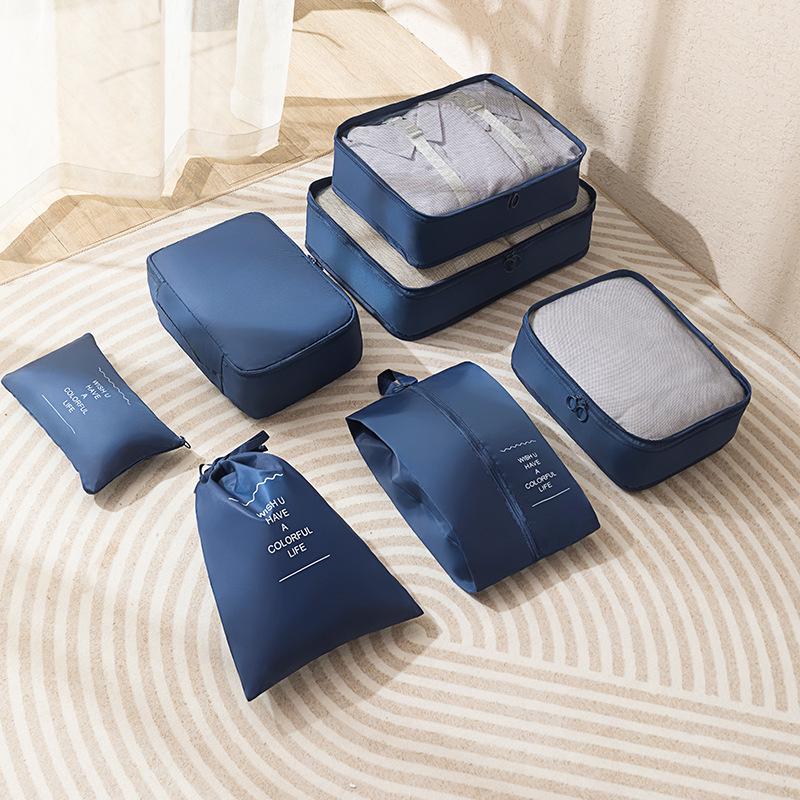 9-Piece Travel Organizer Set: Digital, Toiletry, Cosmetic & Clothes Multifunctional Bags