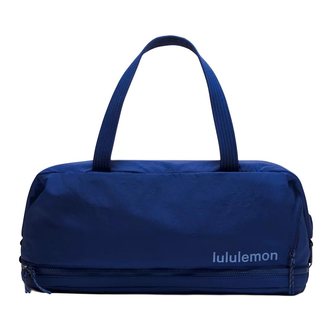 

Lululemon 30L Brand Letter Print Recycled Nylon Gym Bag Unisex Gym Bag Blue LU9DPAS-078575 Club Blue & Reserve Blue & Graphite Gray
