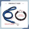 Braided Dog Leash Convenient Nylon Rope Portable for Cycling Jogging Hiking Outdoor