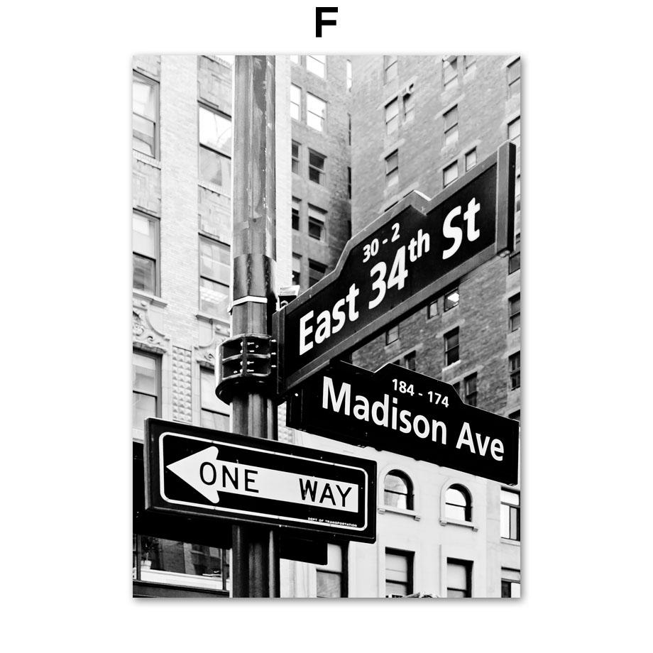 

Нью-Йорк Эмпайр-стейт-билдинг Картина на холсте Черно-белые скандинавские постеры Печать на стене Картина Эстетическая комната Домашний декор 21X30cm No Frame