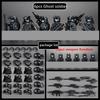 Military Special Forces MOC Building Block SWAT Ghost Commando Figures Police Soldiers Army Gun Weapons Children's Toy Gifts
