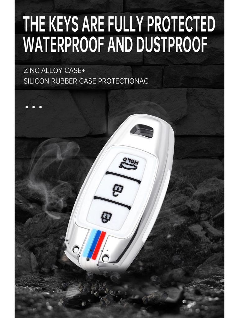 Compatible Key Case for Beijing Hyundai: Mistra, Elantra, ix35, Festa, ix25, Verna, Sonata, Santa Fe.